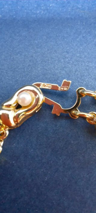 Collar Granate y Perlas