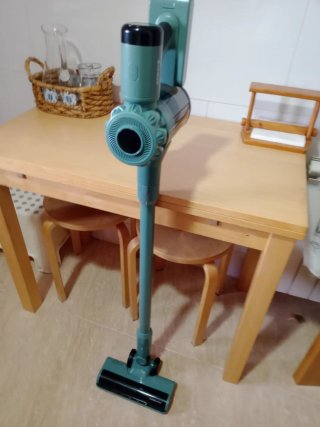 Aspirador de escoba verde