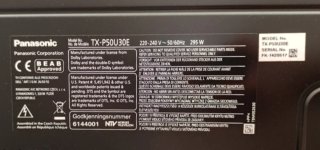Televisión Panasonic 50"