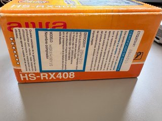 Walkman Aiwa HS-RX408 control remoto