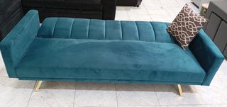 Sofá Cama Bogotá. Azul. Cómodo. ¡EN REBAJA!