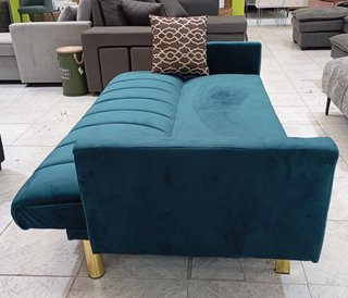 Sofá Cama Bogotá. Azul. Cómodo. ¡EN REBAJA!