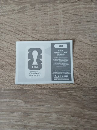 Cromo Panini Mundial 2026 - Carta 00