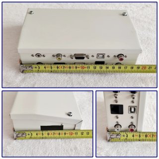 Caja conexiones AV: HDMI, VGA, RCA, USB, RJ45