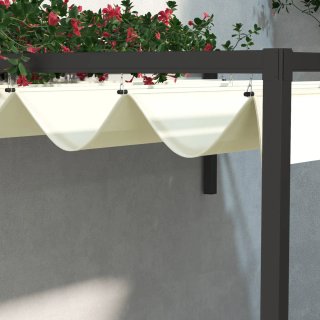 Pérgola de Pared 3x2m con Toldo Retráctil