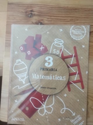 Matemáticas 3 Prim 3 trimestres