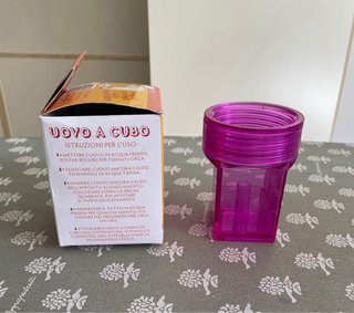 Stampo Uovo Sodo Quadrato Viola