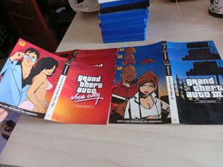 Confezione copertine GTA III e Vice City PS2