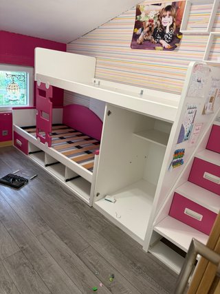 Litera infantil tipo tren
