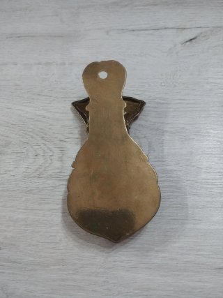 Pinza sujetapapeles bronce