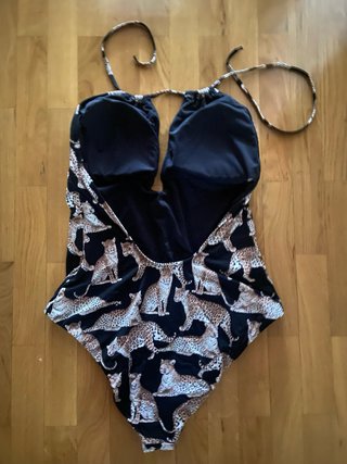 Bañador Calcedonia estampado leopardo