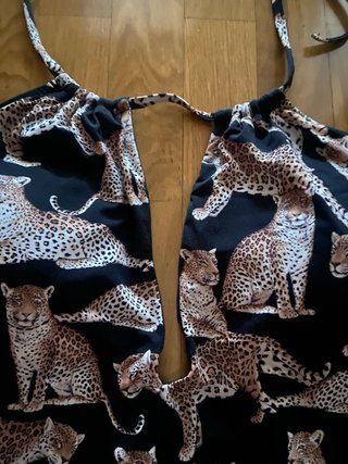 Bañador Calcedonia estampado leopardo