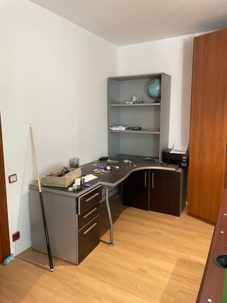 Escritorio de oficina curvo