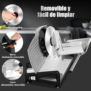YASHE Cortadora De Fiambre Con Motor DC Silencioso