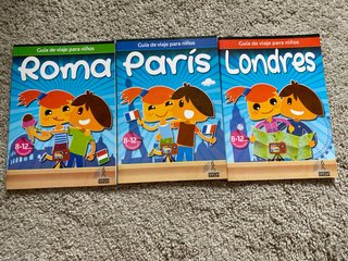 Guias de viaje para niños: Roma, Paris, Londres