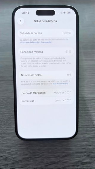 iPhone 15 Negro 128GB