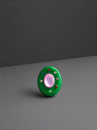 Anillo Chunky Verde