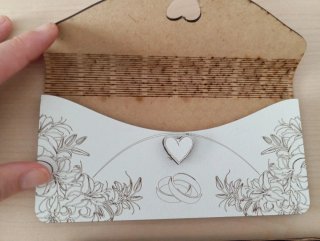 Sobres madera personalizados para eventos
