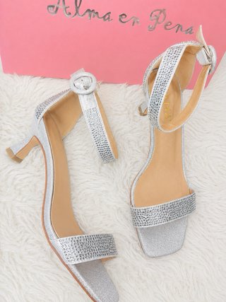 Sandalias Alma en Pena Plataforma Brillantes