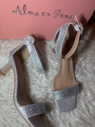 Sandalias Alma en Pena Plataforma Brillantes