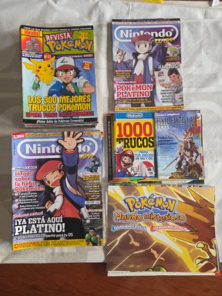 Lote Premium Revistas Pokémon Nintendo Acción