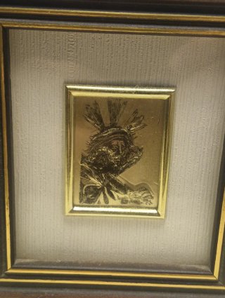 Pequeño cuadro plata Jesús Gran Poder