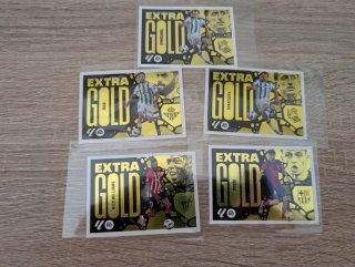 Lote 5 Cromos Panini Extra Gold 2024/25