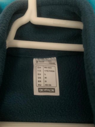 Cazadora entretiempo azul