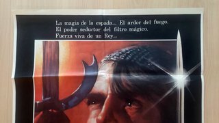 Cartel Cine Fuego y Espada (1988)