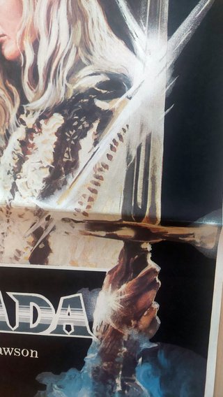 Cartel Cine Fuego y Espada (1988)