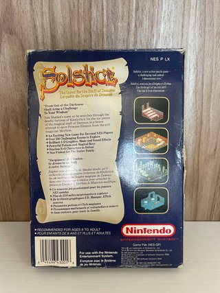 Solstice The Quest for the Staff of Demons Nes Lx