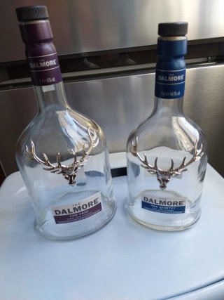Bottiglie vuote The Dalmore Trio e Quintet