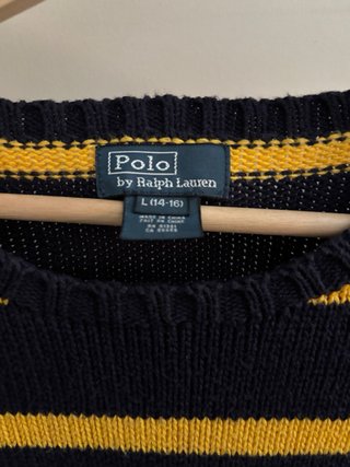 Jersey Ralph Lauren niño talla 14-16