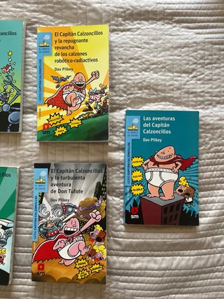 Pack 7 Libros El Capitán Calzoncillos