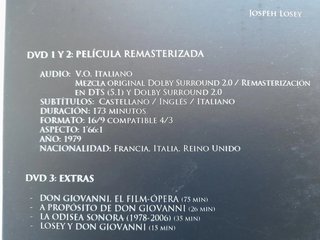 3DVD Don Giovanni (Joseph Losey)