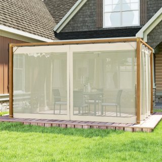 Pérgola Jardín 4x3m Techo Retráctil