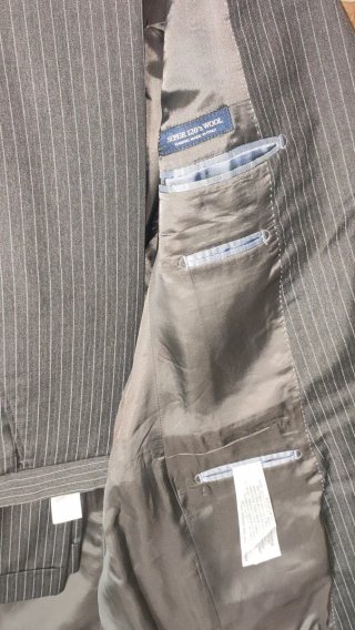 Traje Massimo Dutti Gris T54