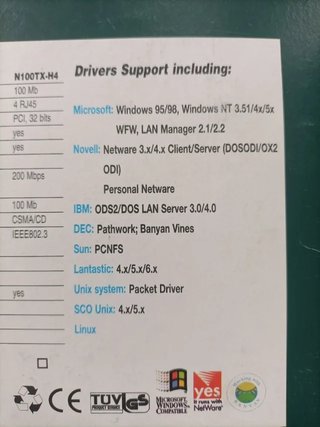 Tarjeta de red OVISLINK Ethernet 10/100 Mbps