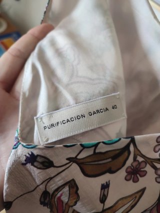 Vestido Purificación García estampado