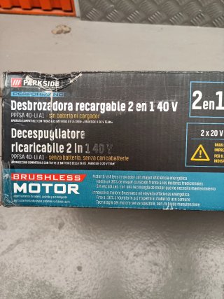 PARKSIDE Desbrozadora 2 en 1 Performance 40V
