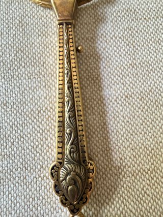 Gafas Lorgnette Vintage Doradas
