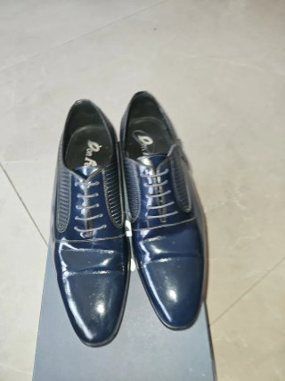 Zapatos de vestir Don Félix azul talla 40