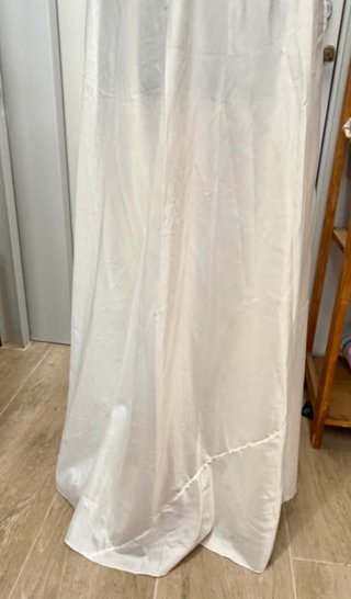 Camisón lencero vintage en raso de seda y encajes