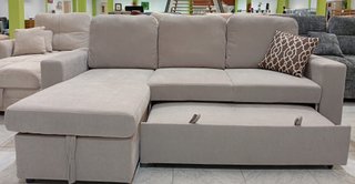 Sofá Cama Luke, Beige. Arcón. Cómodo ¡EN REBAJA!