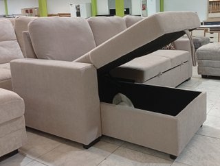 Sofá Cama Luke, Beige. Arcón. Cómodo ¡EN REBAJA!