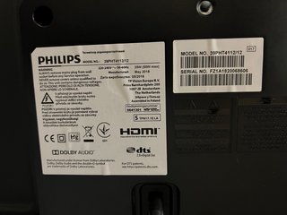 Televisión Philips Negra 39 pulgadas