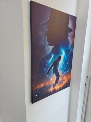 Stampa Michael Jackson 40x60 Tela