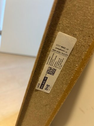 Estantería 2unidades LACK IKEA Madera y Metal.