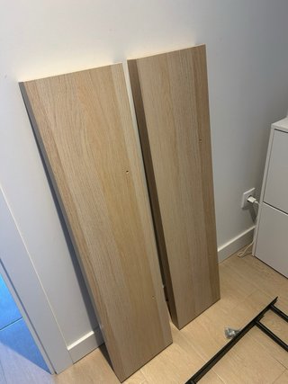 Estantería 2unidades LACK IKEA Madera y Metal.