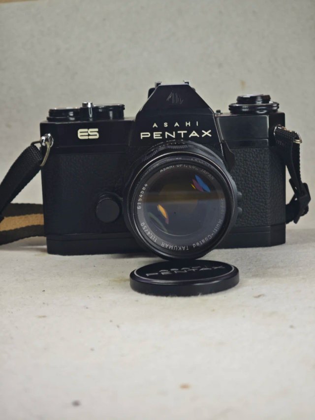 Cámara Pentax ES + Lentes Takumar y Tamron